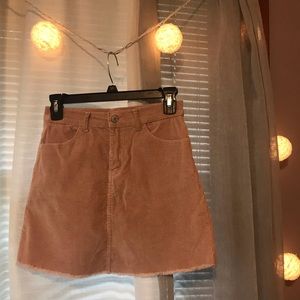 Brandy Melville corduroy mini skirt